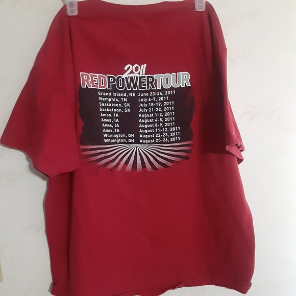 Mens Case IH Red Power Tour 2011 T Shirt in size XL - Picture 2 of 5